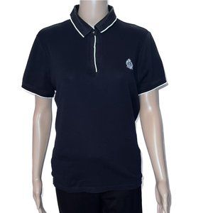 Ralph Lauren Women's Black Short Sleeve Polo